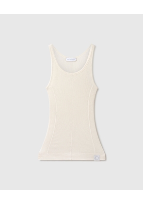 Stella McCartney - Sheer Ribbed Kelsun Tank Top, , Size: L
