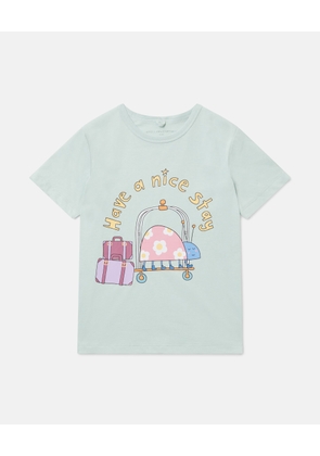 Stella McCartney - Stella Hotel Graphic T-Shirt, , Size: 3