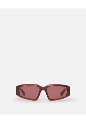 Stella McCartney - Abstract Rectangle Sunglasses,