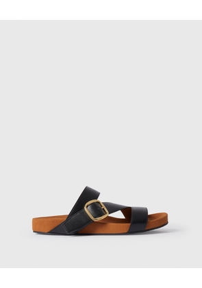Stella McCartney - Gaia Backless Buckle Sandals, , Size: 35