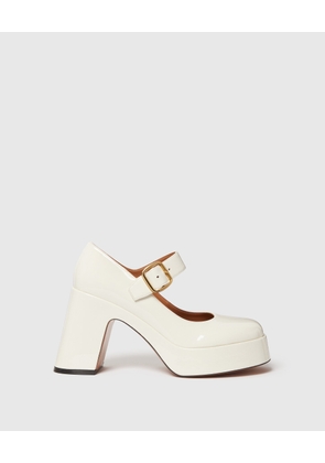 Stella McCartney - Patent Heeled Mary Janes, , Size: 35