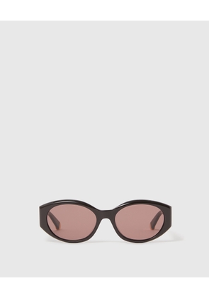 Stella McCartney - Logo Oval Sunglasses,