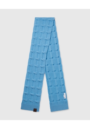 Stella McCartney - Falabella Cable-Knit Scarf,