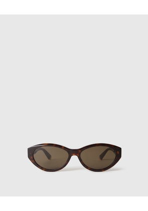 Stella McCartney - Logo Oval Sunglasses,