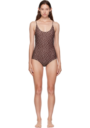 Bellini Bikini Brown Saona Dot Swimsuit