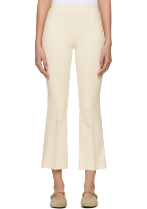 High Sport Off-White Kick Trousers