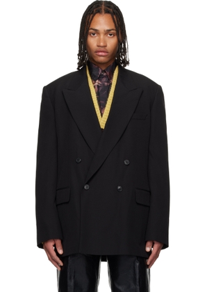 Dries Van Noten Black Wool Blazer