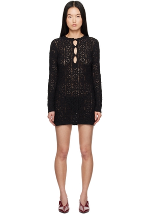 Loulou de Saison Black Evan Minidress