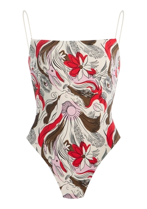 Ziah The Fine Strap One-Piece Swimsuit - Moda Operandi