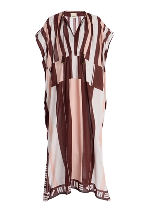 Ilio Nema Thaddeus Cotton-Voile Caftan Dress - Moda Operandi