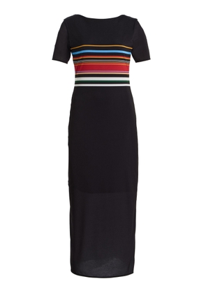 Cala de la Cruz Exclusive Alessia Striped Jersey Maxi Dress - Moda Operandi