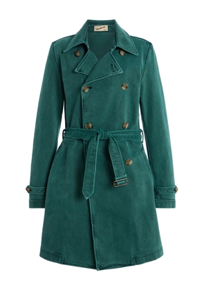 Sanderlak Denim Trench Coat - Moda Operandi