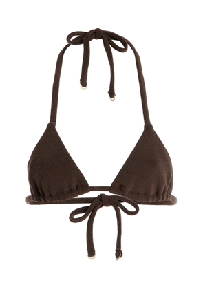 Zulu & Zephyr Towelling Triangle Bikini Top - Moda Operandi