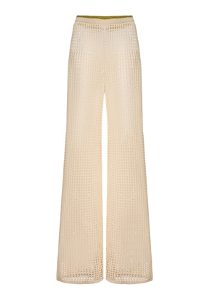ESCVDO Atuq Knit Wide-Leg Pants - Moda Operandi