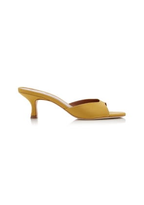 STAUD Brigitte Satin Mules - Moda Operandi