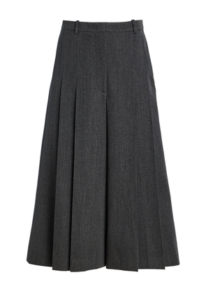 Michael Kors Collection Pleated Twill Wide-Leg Culottes - Moda Operandi