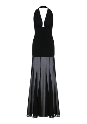 ILA THE BRAND Mel Maxi Haler Dress - Moda Operandi