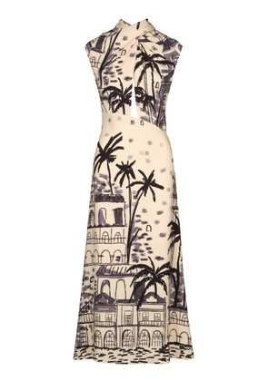 Johanna Ortiz Interdimensional Silk Maxi Dress - Moda Operandi