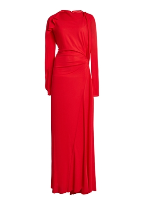 Victoria Beckham Draped Jersey Gown - Moda Operandi