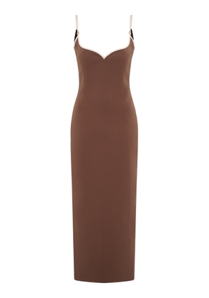 Paris Georgia Heart Bonded Jersey Maxi Dress - Moda Operandi