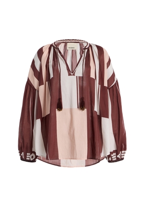 Ilio Nema Tyro Cotton-Voile Top - Moda Operandi