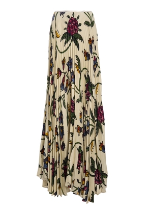 S.S.DALEY Kate Pleated Crepe Maxi Skirt - Moda Operandi