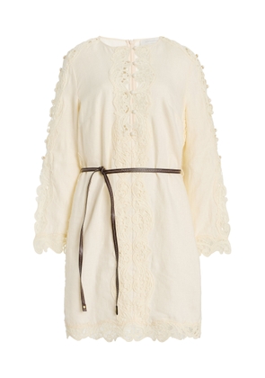 Zimmermann Awaken Embroidered Linen Top - Moda Operandi