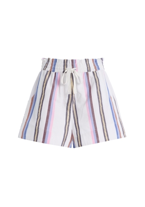 Ilio Nema Remus Striped Cotton Shorts - Moda Operandi