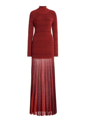 Christopher John Rogers Knit Jersey Maxi Dress - Moda Operandi