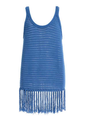 Zulu & Zephyr Exclusive Crochet Knit Cotton Tank Top - Moda Operandi