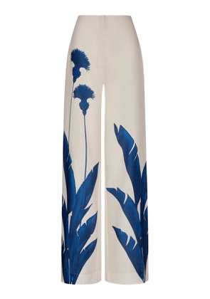 Andres Otalora Ritmica Linen Wide-Leg Pants - Moda Operandi