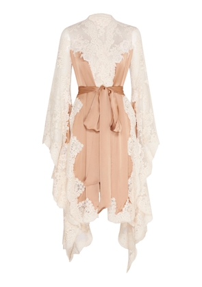 Zimmermann Hypnotic Satin Wrap Dress - Moda Operandi