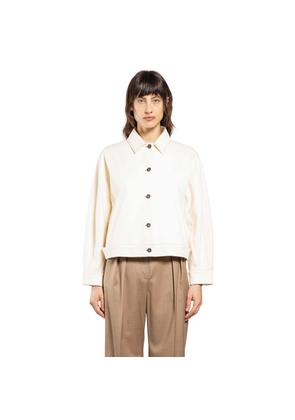 Overshirt in Jersey-Effect Denim