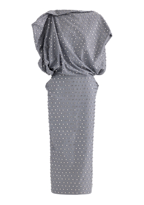 Maticevski Expedition Studded Cotton Midi Dress - Moda Operandi