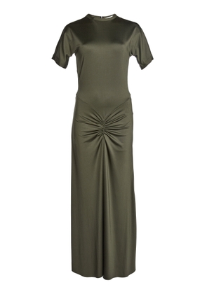 Victoria Beckham Gathered-Waist T-Shirt Dress - Moda Operandi
