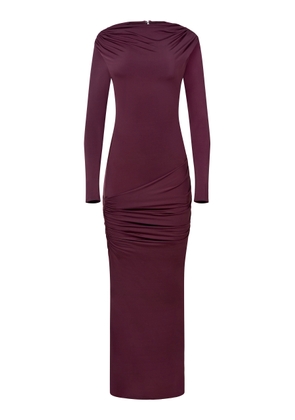 Paris Georgia Draped Jersey Dress - Moda Operandi