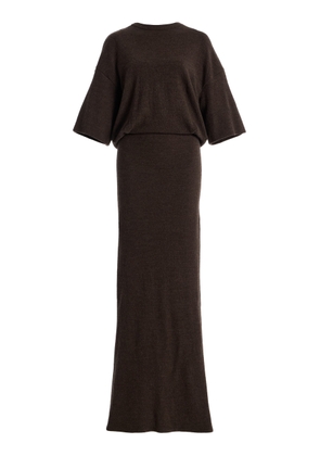 DARKPARK Marlin Open-Back Wool Maxi Dress - Moda Operandi