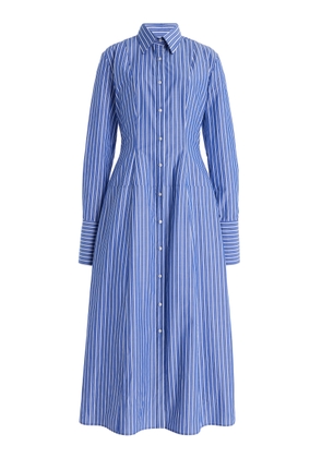 Brandon Maxwell The Sammy Pima Cotton Midi Shirt Dress - Moda Operandi