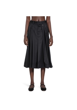 Pleated Culotte Shorts