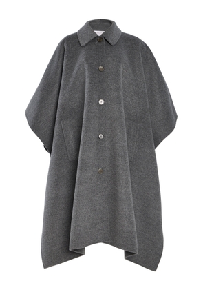 Michael Kors Collection Mélange Wool Melton Caftan Coat - Moda Operandi