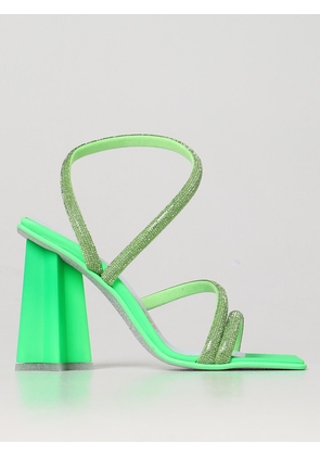 Heeled Sandal CHIARA FERRAGNI Woman color Green