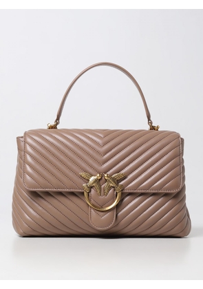 Pinko Love Lady bag in chevron nappa leather with logo