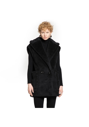 Alpaca Wool Double-Breasted Waistcoat