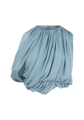 Heirlome Marie Draped Silk Top - Moda Operandi