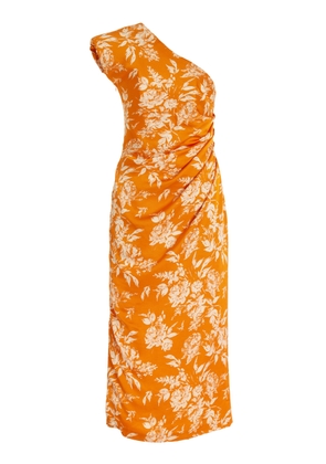 Rosie Assoulin Pad Me One-Shoulder Midi Dress - Moda Operandi