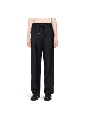Wool Gabardine Tailored Pants