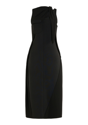 Courrèges Knot Tailored Wool Maxi Dress - Moda Operandi