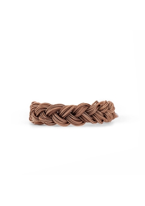 Rose Gold-Plated Braided Bracelet
