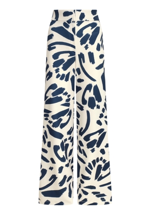 Andres Otalora Espejismo Scuba Flared Pants - Moda Operandi