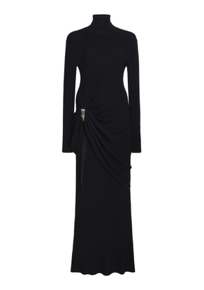 Brandon Maxwell The Lainey Draped Knit Gown - Moda Operandi